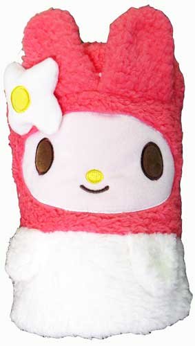サンリオ❣️激レア　マイメロディ　ピピ　2009 ひざ掛け　レトロ Amazon｜マイメロディ《くるくるひざ掛け》ブランケット(レッド